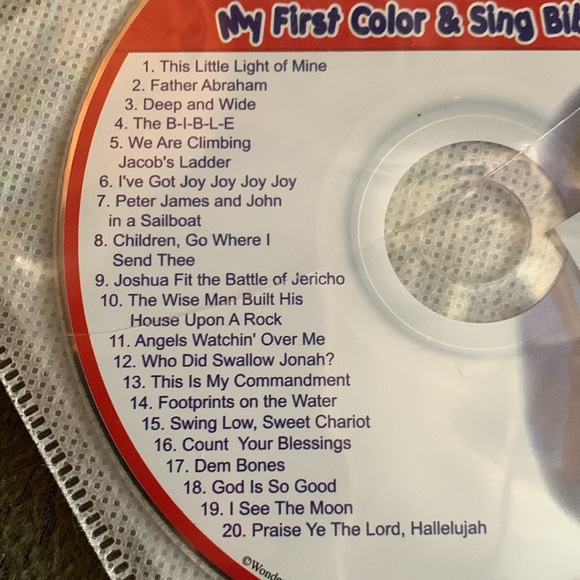 NIP Wonder Kids “My first color and Sing Bible Songs”. - Picture 3 of 3